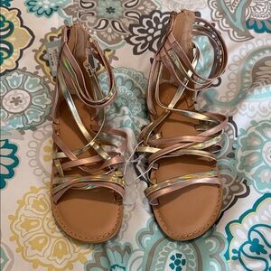 NWT Cat & Jack Kids' Strappy Sandals